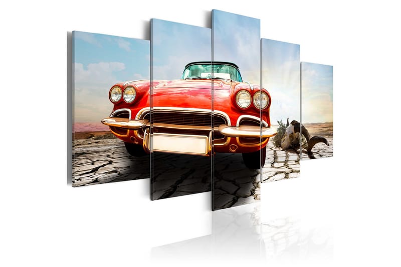 Tavla Vintage Red Dream 100x50, Artgeist sp. z o. o.