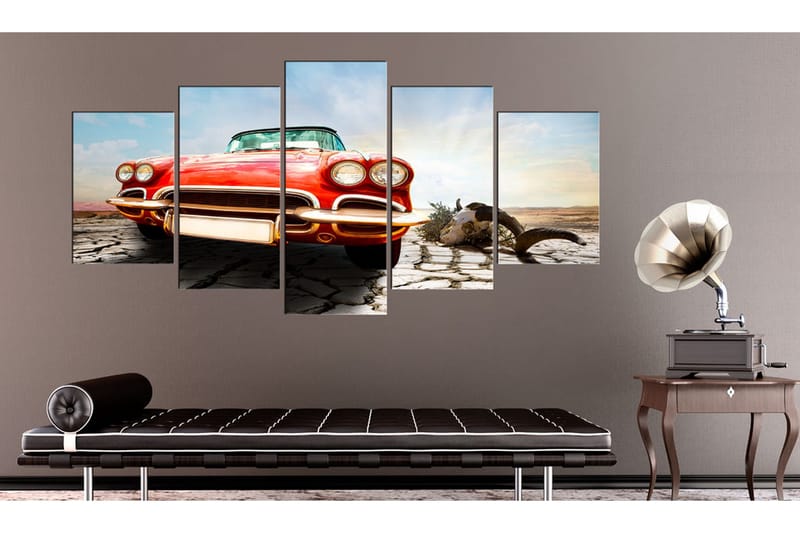 Tavla Vintage Red Dream 100x50 - Artgeist sp. z o. o. - Inredning - Tavlor & konst - Canvastavlor