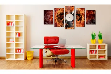 Tavla Vinyl On Fire 100x50 - Artgeist sp. z o. o. - Inredning - Tavlor & konst - Canvastavlor