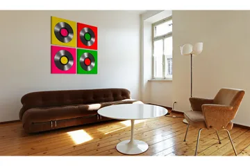 Tavla Vinyler Popkonst 40x40 - Artgeist sp. z o. o. - Inredning - Tavlor & konst - Canvastavlor