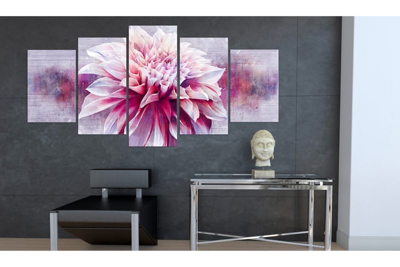 Tavla Violet Dahlia 200x100 - Artgeist sp. z o. o. - Inredning - Tavlor & konst - Canvastavlor