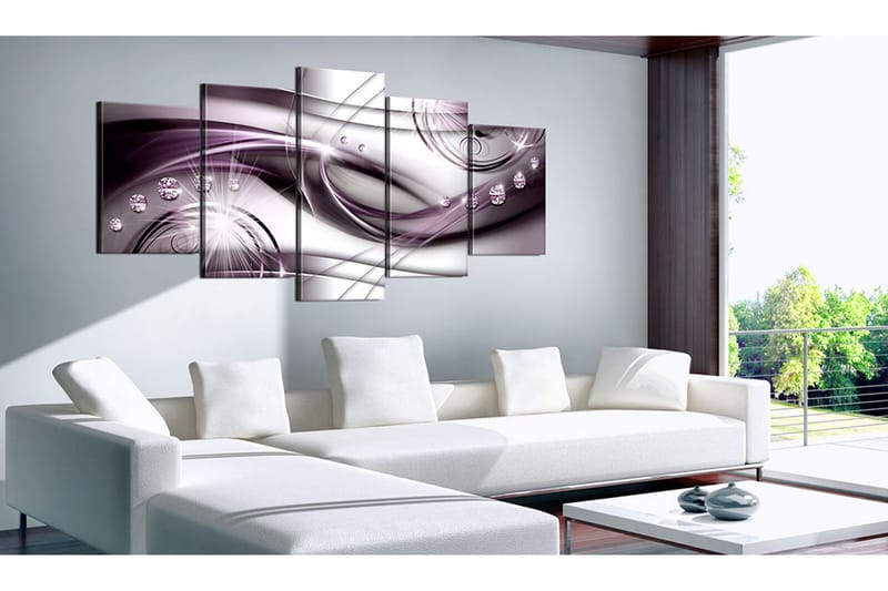 Tavla Violet Glow 100x50 - Artgeist sp. z o. o. - Inredning - Tavlor & konst - Canvastavlor