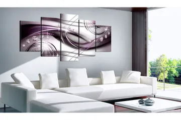 Tavla Violet Glow 200x100 - Artgeist sp. z o. o. - Inredning - Tavlor & konst - Canvastavlor