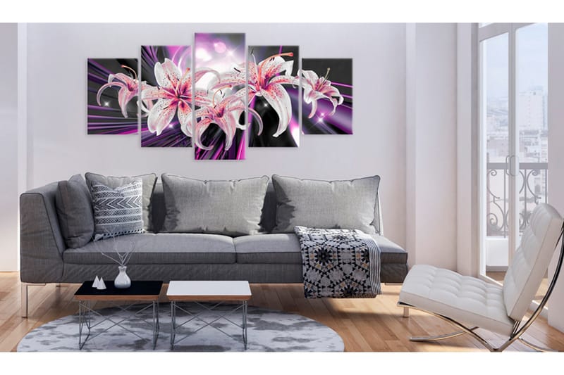 Tavla Violet Inspiration 200x100 - Artgeist sp. z o. o. - Inredning - Tavlor & konst - Canvastavlor