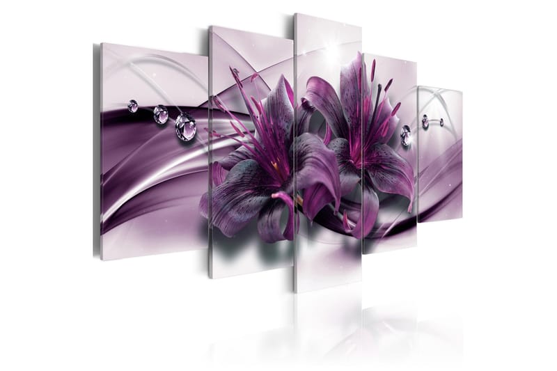 Tavla Violet Lily 200x100, Artgeist sp. z o. o.
