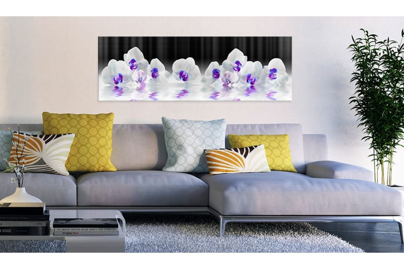 Tavla Water Orchids 120x40 - Artgeist sp. z o. o. - Inredning - Tavlor & konst - Canvastavlor