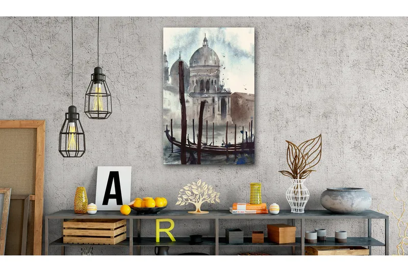 Tavla Watercolour Venice 80x120, Artgeist sp. z o. o.