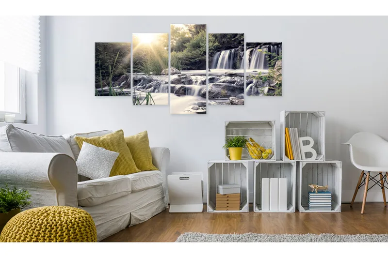 Tavla Waterfall Of Dreams 200x100 - Artgeist sp. z o. o. - Inredning - Tavlor & konst - Canvastavlor