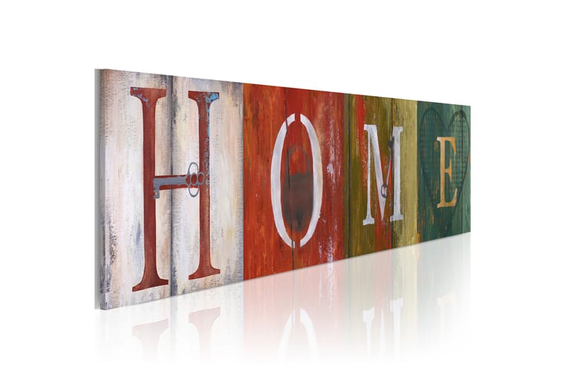 Tavla Welcome home! 120x40 - Artgeist sp. z o. o. - Inredning - Tavlor & konst - Canvastavlor