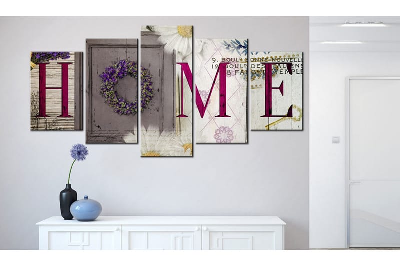 Tavla Welcome Home 100x50 - Artgeist sp. z o. o. - Inredning - Tavlor & konst - Canvastavlor