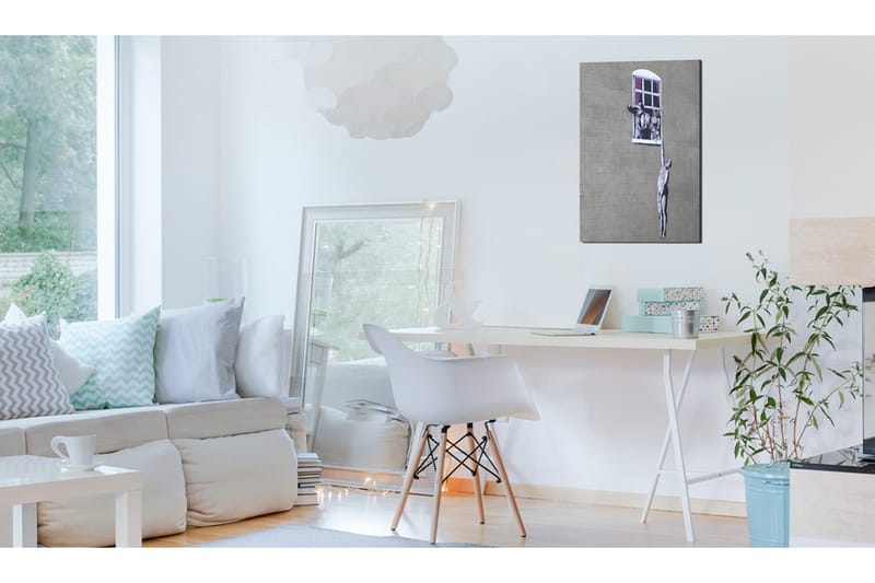 Tavla Well Hung Lover By Banksy 40x60 - Artgeist sp. z o. o. - Inredning - Tavlor & konst - Canvastavlor