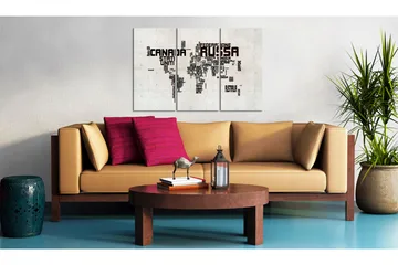 Tavla What A Wonderful World Triptych 120x80 - Artgeist sp. z o. o. - Inredning - Tavlor & konst - Canvastavlor