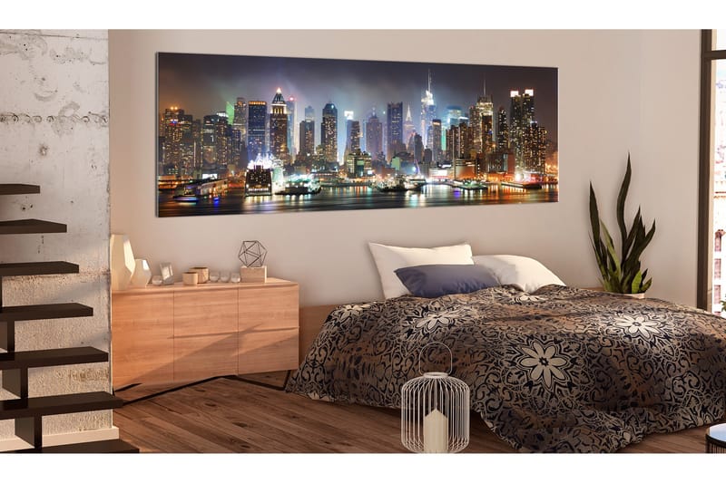 Tavla White Reflections In New York 135x45 cm - Inredning - Tavlor & konst - Canvastavlor