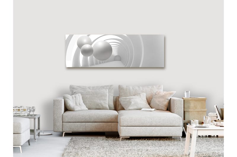 Tavla White Tunnel (1 Part) Narrow 150x50 - Artgeist sp. z o. o. - Inredning - Tavlor & konst - Canvastavlor