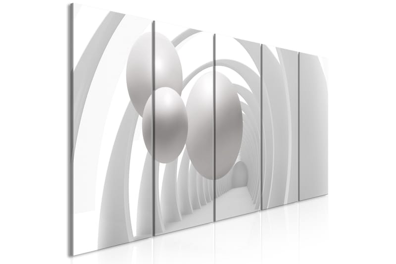 Tavla White Tunnel 5 Parts Narrow 200x80, Artgeist sp. z o. o.