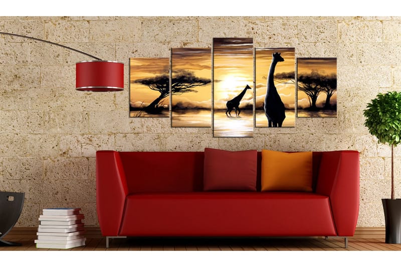 Tavla Wild Africa 200x100 - Artgeist sp. z o. o. - Inredning - Tavlor & konst - Canvastavlor