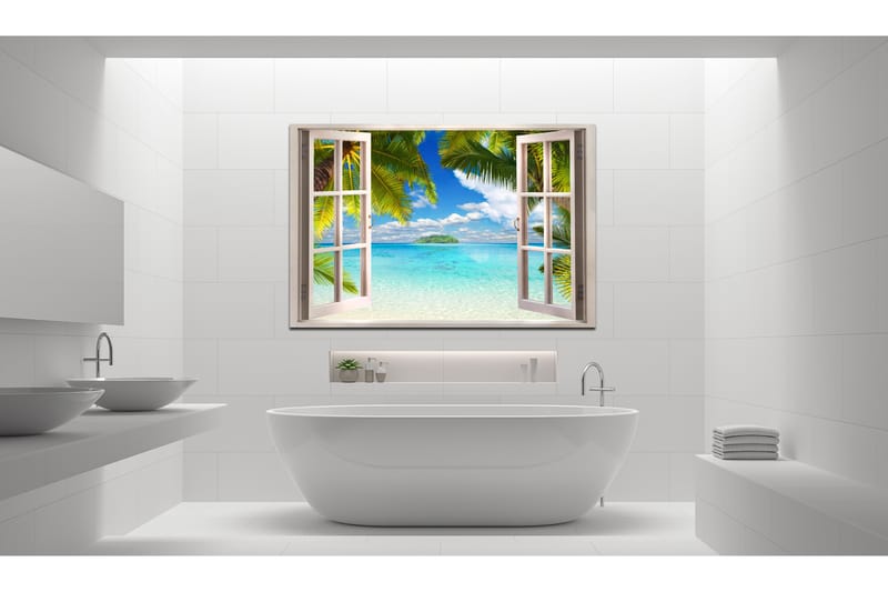 Tavla Window: Sea View 90x60 - Artgeist sp. z o. o. - Inredning - Tavlor & konst - Canvastavlor