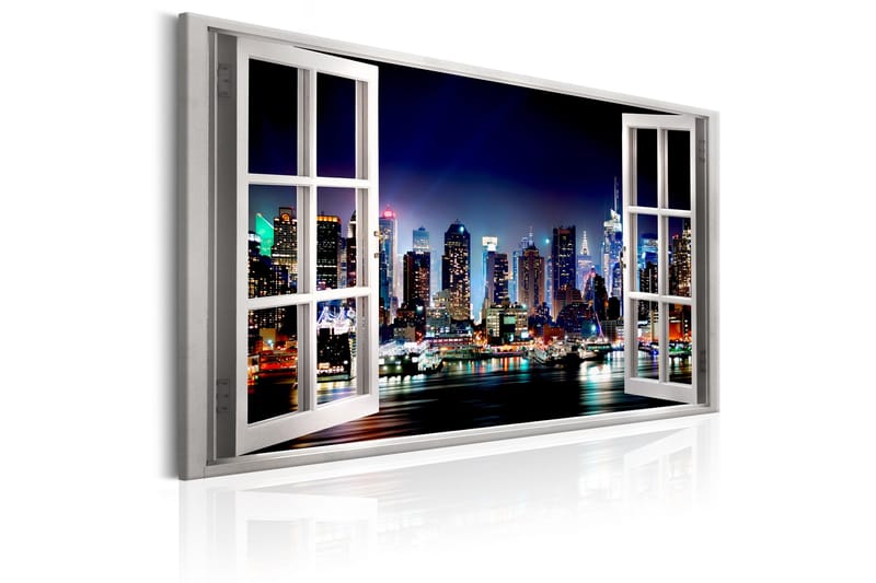 Tavla Window: View of New York 120x80 - Artgeist sp. z o. o. - Inredning - Tavlor & konst - Canvastavlor