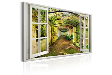 Tavla Window: View on Pergola 120x80 - Artgeist sp. z o. o. - Inredning - Tavlor & konst - Canvastavlor