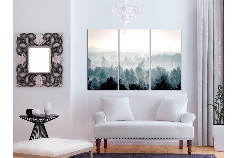 Tavla Winter Forest 3 Parts 90x60 - Artgeist sp. z o. o. - Inredning - Tavlor & konst - Canvastavlor