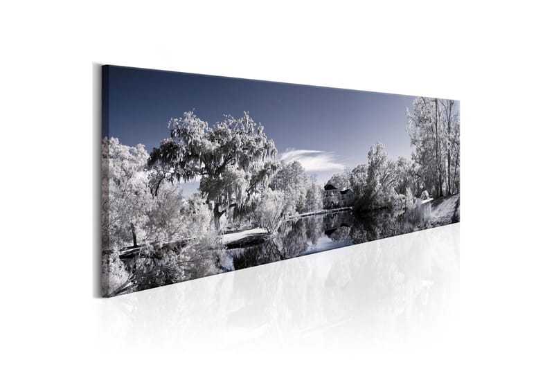 Tavla Wintry Lake 120x40 - Artgeist sp. z o. o. - Inredning - Tavlor & konst - Canvastavlor