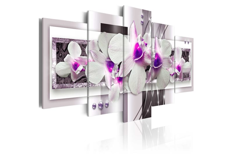 Tavla With Violet Accent 100x50 - Artgeist sp. z o. o. - Inredning - Tavlor & konst - Canvastavlor