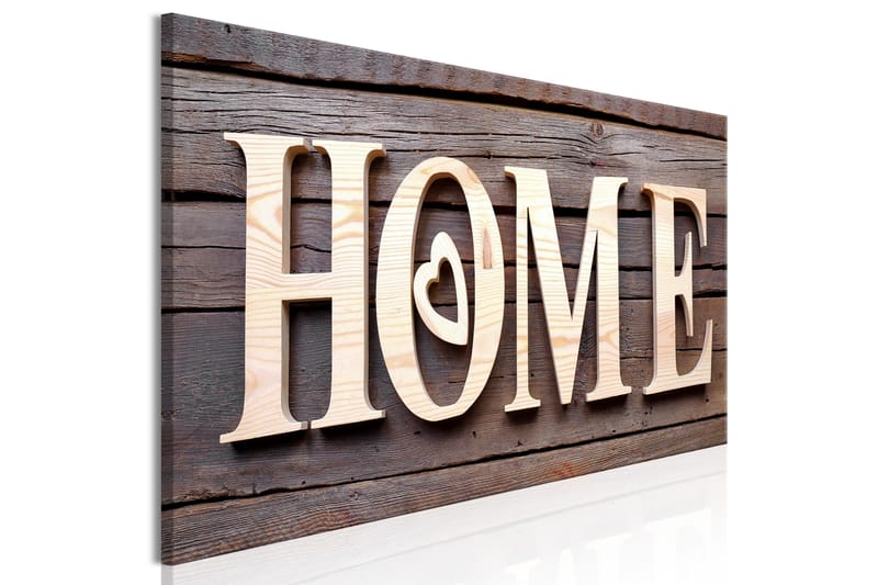 Tavla Wooden Home (1 Part) Narrow 135x45 - Inredning - Tavlor & konst - Canvastavlor