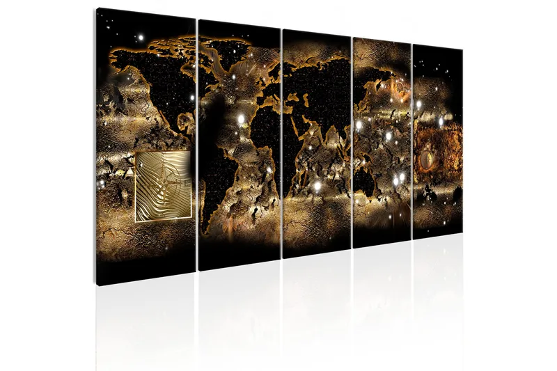 Tavla World At Night 200x80 - Artgeist sp. z o. o. - Inredning - Tavlor & konst - Canvastavlor