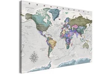 Tavla World Destinations 3 Parts 90x60 - Artgeist sp. z o. o. - Inredning - Tavlor & konst - Canvastavlor
