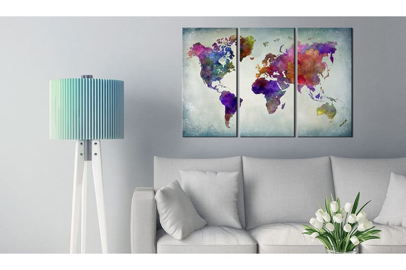 Tavla World In Colors 60x40 - Artgeist sp. z o. o. - Inredning - Tavlor & konst - Canvastavlor