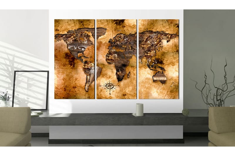 Tavla World In Opalescent Shades 120x80 - Artgeist sp. z o. o. - Inredning - Tavlor & konst - Canvastavlor
