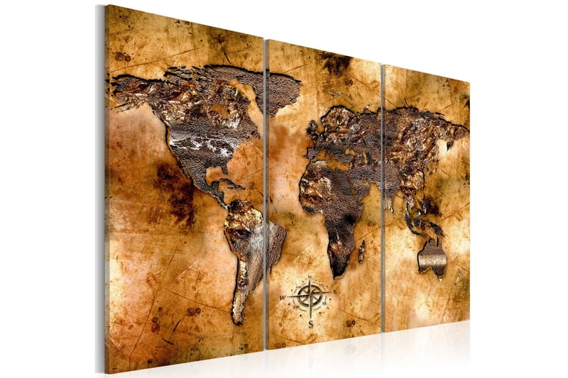Tavla World In Opalescent Shades 120x80, Artgeist sp. z o. o.