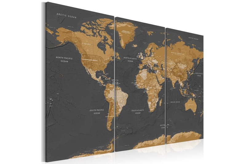 Tavla World Map Modern Aesthetics 120x80, Artgeist sp. z o. o.