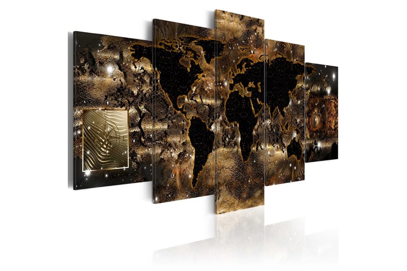 Tavla World Of Bronze 100x50, Artgeist sp. z o. o.