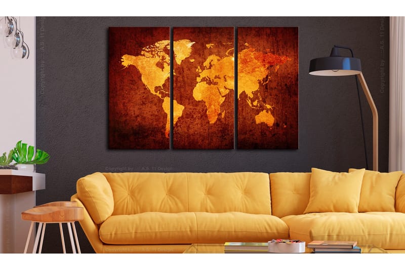 Tavla World Of Orange 90x60 - Artgeist sp. z o. o. - Inredning - Tavlor & konst - Canvastavlor