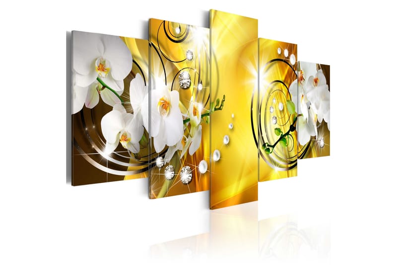 Tavla Yellow Admiration 100x50, Artgeist sp. z o. o.