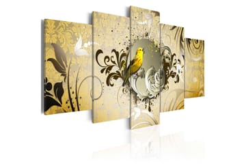 Tavla Yellow Bird Singing 100x50