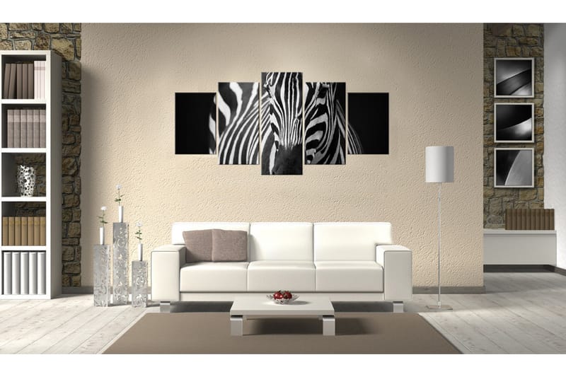 Tavla Zebra Look 200x100 - Artgeist sp. z o. o. - Inredning - Tavlor & konst - Canvastavlor