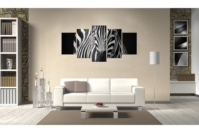 Tavla Zebra Look 200x100 - Artgeist sp. z o. o. - Inredning - Tavlor & konst - Canvastavlor