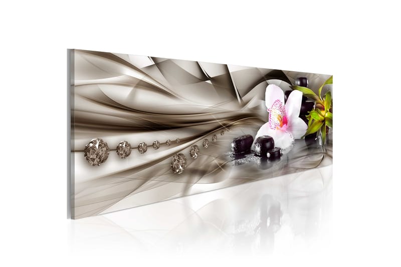 Tavla Zen Composition Orchid Bamboo And Stones 135x45, Artgeist sp. z o. o.