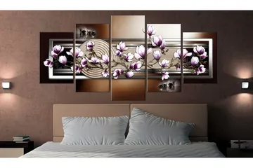 Tavla Zen Garden And Magnolia 200x100 - Artgeist sp. z o. o. - Inredning - Tavlor & konst - Canvastavlor