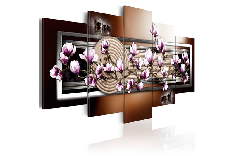 Tavla Zen Garden And Magnolia 200x100, Artgeist sp. z o. o.