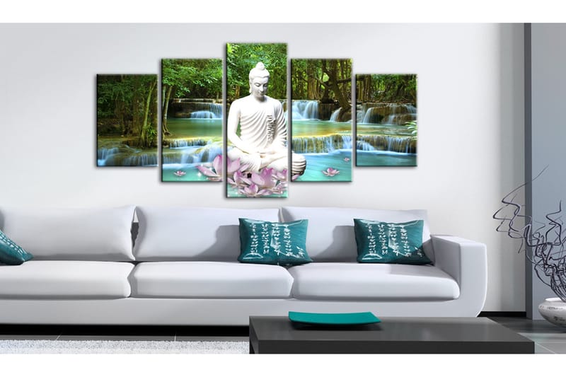 Tavla Zen Waterfall 100x50 - Artgeist sp. z o. o. - Inredning - Tavlor & konst - Canvastavlor