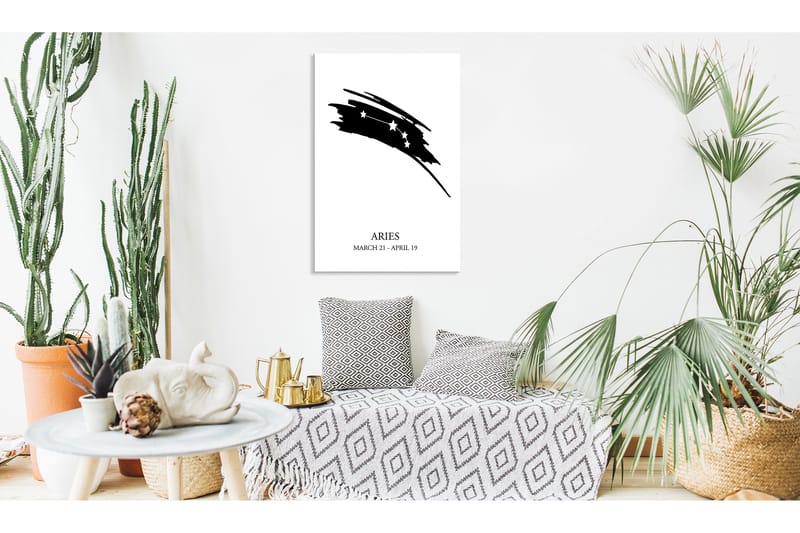 Tavla Zodiac Signs: Aries (1 Part) Vertical 60x90, Artgeist sp. z o. o.