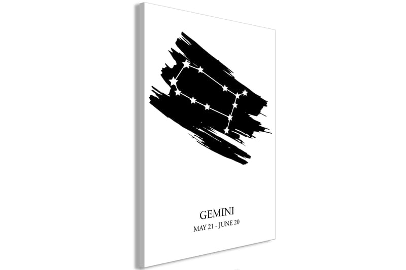 Tavla Zodiac Signs: Gemini (1 Part) Vertical 60x90 - Artgeist sp. z o. o. - Inredning - Tavlor & konst - Canvastavlor
