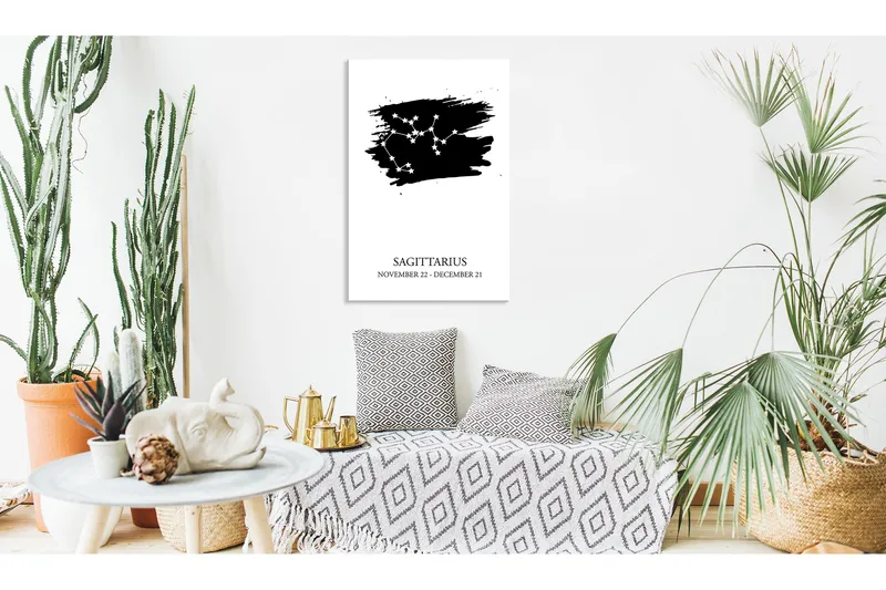 Tavla Zodiac Signs: Sagittarius (1 Part) Vertical 60x90, Artgeist sp. z o. o.