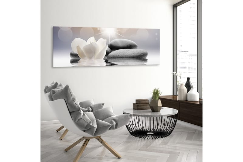 Tavla Pebbles In Water 1 Part Narrow 120x40 - Artgeist sp. z o. o. - Inredning - Tavlor & konst - Canvastavlor