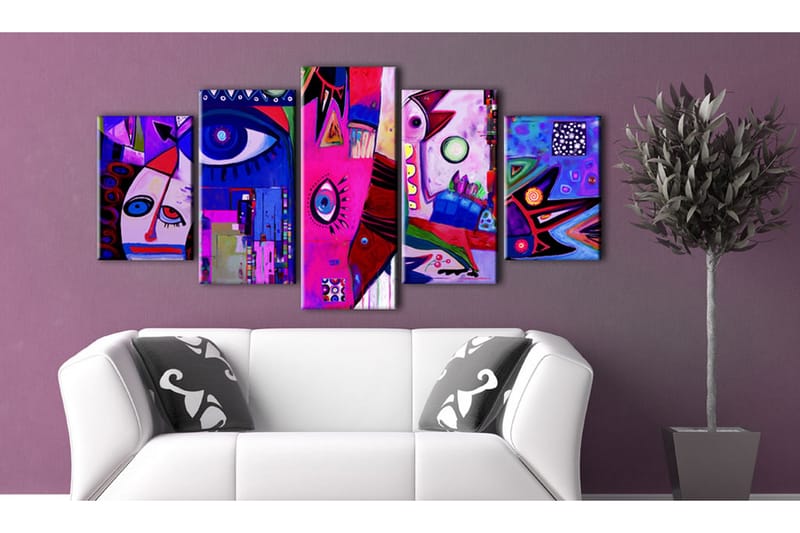 Tavla Pink Circus 100x50 - Artgeist sp. z o. o. - Inredning - Tavlor & konst - Canvastavlor