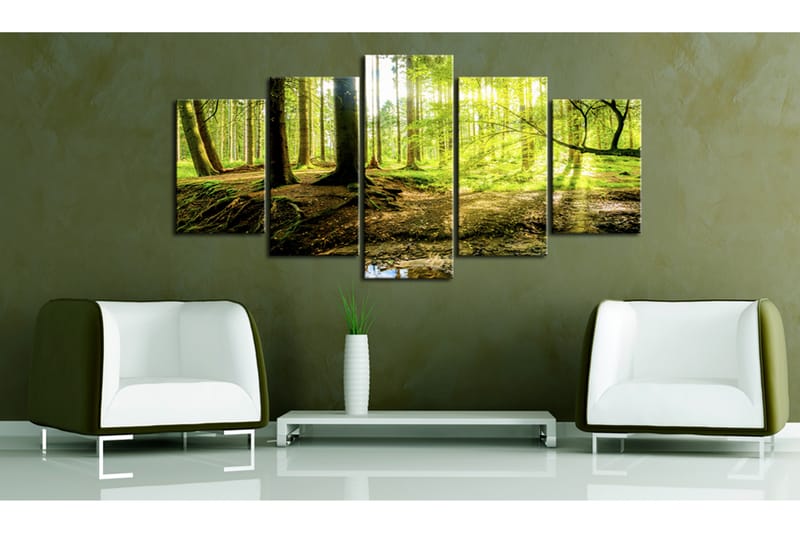 Tavla Poetry Of A Forest 200x100 - Artgeist sp. z o. o. - Inredning - Tavlor & konst - Canvastavlor