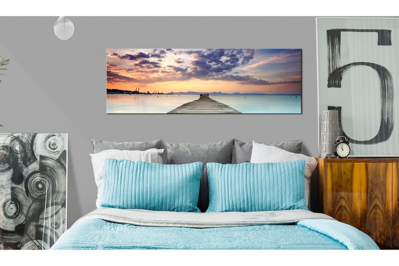 Tavla Pier On The Caribbean 120x40 - Artgeist sp. z o. o. - Inredning - Tavlor & konst - Canvastavlor